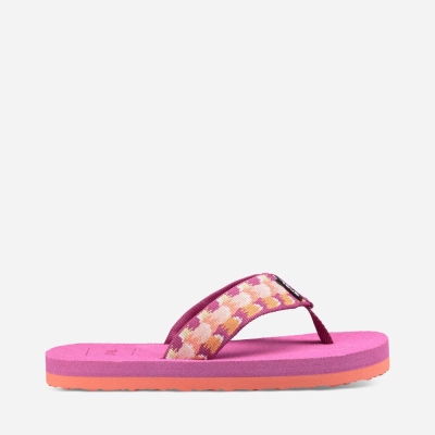 Teva Mush II Kids' Pink Hiking Sandals CA62075 Canada Online